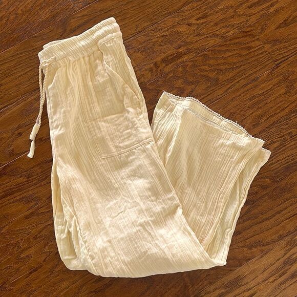 Yellow beach pants - Picture 2 of 2